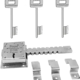 foora PrimeGuard 10 Chal with Extra Key, 8 Lever, Operated Both Side Lock image 3