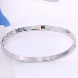MYKI Women Silver-Plated Bangle-Style Bracelet-picture-38