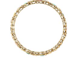 KARATCART Set Of 4 Gold-Plated Stone Studded Bangles image 3