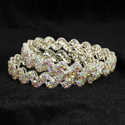 NMII Set Of 2 AD Studded Bangles-84