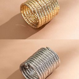 UnfoldSelf Combo Of Viral Spiral Bangles-16