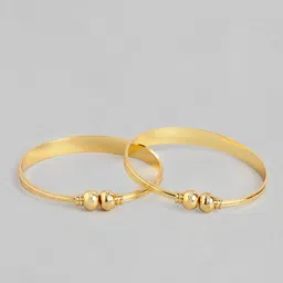 Aadvik Designs Set Of 2 Gold-Plated Adjustable Bangles image 2