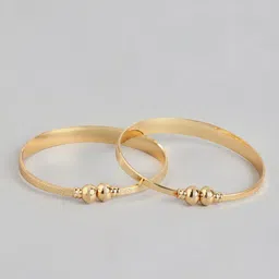 Aadvik Designs Set Of 2 Gold-Plated Adjustable Bangles image 2