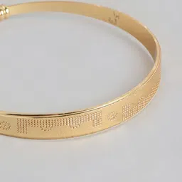 Aadvik Designs Set Of 2 Gold-Plated Adjustable Bangles image 5