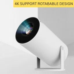SACRO Protable Projector for Home 4K Support With Built-in App Netflix/YouTubeT456 (4500 lm / 1 Speaker / Wireless / Remote Controller) Portable Projector-26
