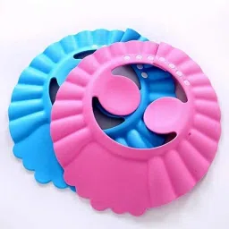 Baby Shower Cap Adjustable Shampoo Cap Waterproof Bathing Hat for Toddlers S3-image-55