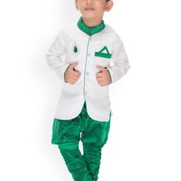 CELEBRITY CLUB Boys Self-Design Sherwani Set-picture-52