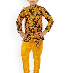 CELEBRITY CLUB Boys Printed Sherwani Set-40