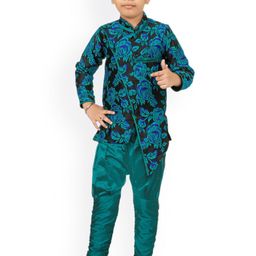 BAESD Boys Floral Printed Sherwani With Churidar-picture-39