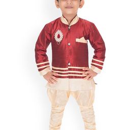 BAESD Boys Straight Kurta With Churidar-46