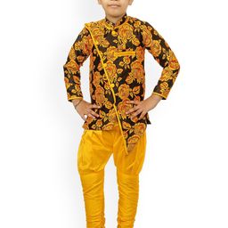 BAESD Boys Self-Designed Velvet Sherwani Set-61