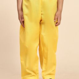 Pro-Ethic STYLE DEVELOPER Boys Yoke Design Regular Pathani Kurta With Pyjamas image 3