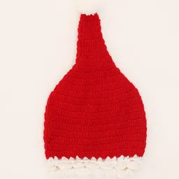 Woonie Infant Handmade Crochet Pom Pom Detailing Christmas Acrylic Cap-picture-32