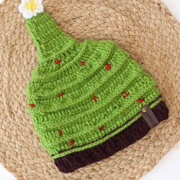Woonie Infants Self Design Acrylic Beanie-12