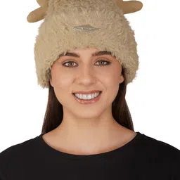 iSWEVEN Unisex Self Design Woollen Beanie-52