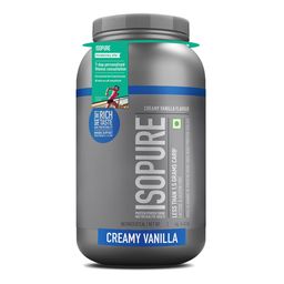 Isopure 100% Whey Protein Isolate,  4.4 lb  Low Carb - Creamy Vanilla -15