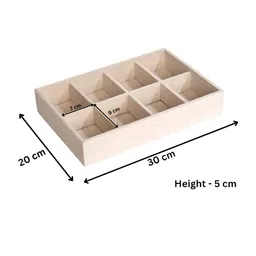 La Trove Cream-Coloured Regular Drawer Organiser image 3