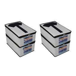 atorakushon Grey Clothes Oraganiser Pack of 4-image-5