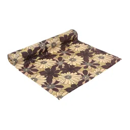 Dakshya Industries Brown Floral Printed Anti Slip Self Cover Roll-10