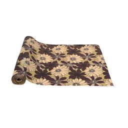 Dakshya Industries Brown Flower Printed Anti Slip Self Cover Roll-image-16