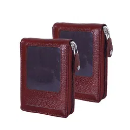 Kuber Industries Unisex Set Of 2 Leather Card Holders-23