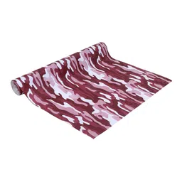 Dakshya Industries Rust Army Print Anti Slip Self Cover Roll -10 m-47