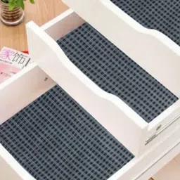 Dakshya Industries Grey Checked Drawer Organiser-23