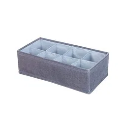 HOUSE OF QUIRK Grey 8 Grids Foldable Closet Organizer-image-64