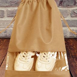 atorakushon Brown Pack of 18 Shoe Organiser-7