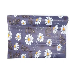 Dakshya Industries Blue Sunflower Printed Anti Slip Self Cover Roll-16