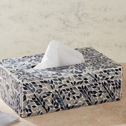 Fabindia Geometric Textured Wooden Tissue Box-62