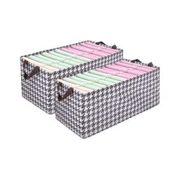 NFI essentials White & Black 2 Pieces Printed Drawer Organisers-picture-44