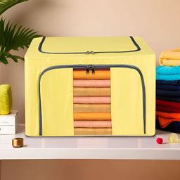 Kuber Industries Yellow Waterproof Multi-Utility Organiser-image-66