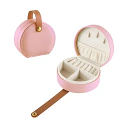 Cortina Pink  Zipper Portable Jewellery Storage Organiser-35