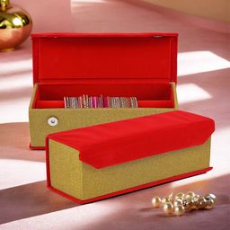 Kuber Industries Red Set of 2 Regular Jewellery Organiser Organisers-21