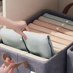 NFI essentials Grey Set of 2 Regular Drawer Organiser Organisers image 3