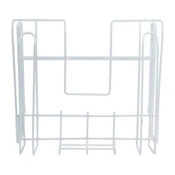 MARKET99 White Multi Purpose Adjustable Kitchen Organizer-52