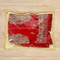 Kuber Industries Gold Toned 6 Pieces  Printed Saree Organizers-image-78