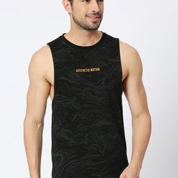 AESTHETIC NATION Abstract Printed Unparalled Comfort Cotton Sports Innerwear Vests-image-6