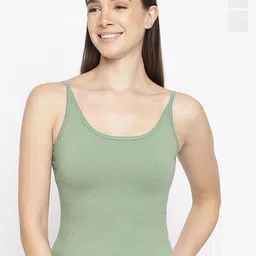 La Intimo Women Pack Of 3 Non Padded Camisoles-image-87