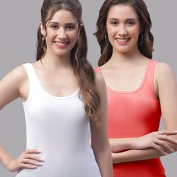 Friskers Pack Of 2 Cotton Tank Top-picture-49