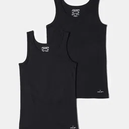 Jockey Girls Pack Of 2 Super Combed Cotton Ribbed Tank Top-image-80