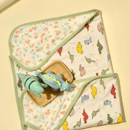 MiArcus Kids Cream Printed Summer Blanket-image-80