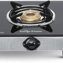 LPG Stove Atlas Toughened Glass Top, Single Burner Chulha Glass Manual Gas Stove-image-77