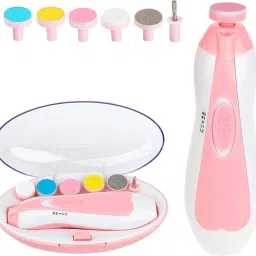 Baby Nail Trimmer Kit File for Kids Safe Electric Baby Nail Cutter Clippers Pink-26