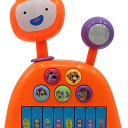 staranddaisy xUonibaby 3-in-1 Animal Shaped Musical Toy, Piano keys with Light, Jackpot Wheel-picture-2