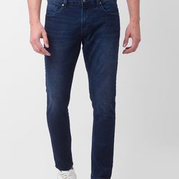 SPYKAR Men Blue Kano Slim Fit Light Fade Jeans-image-101
