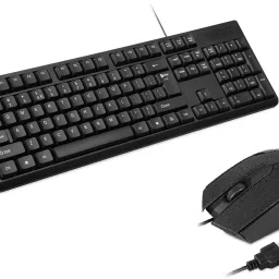Enter Easy Click Wired Keyboard + Cursor Wired Mouse Combo Set-0