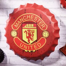 eazywagon Red Metal Manchester United Wall Decor-picture-17