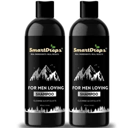 Smartdrops Set Of 2 Men's Refreshing Shampoos For Deep Cleanse & Exfoliate 200ML Each image 1